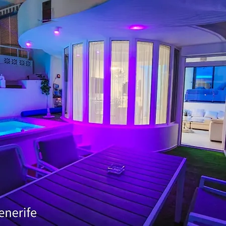 Sunset - Private Pool And Jacuzzi With Oceanview Willa Costa Adeje (Tenerife)